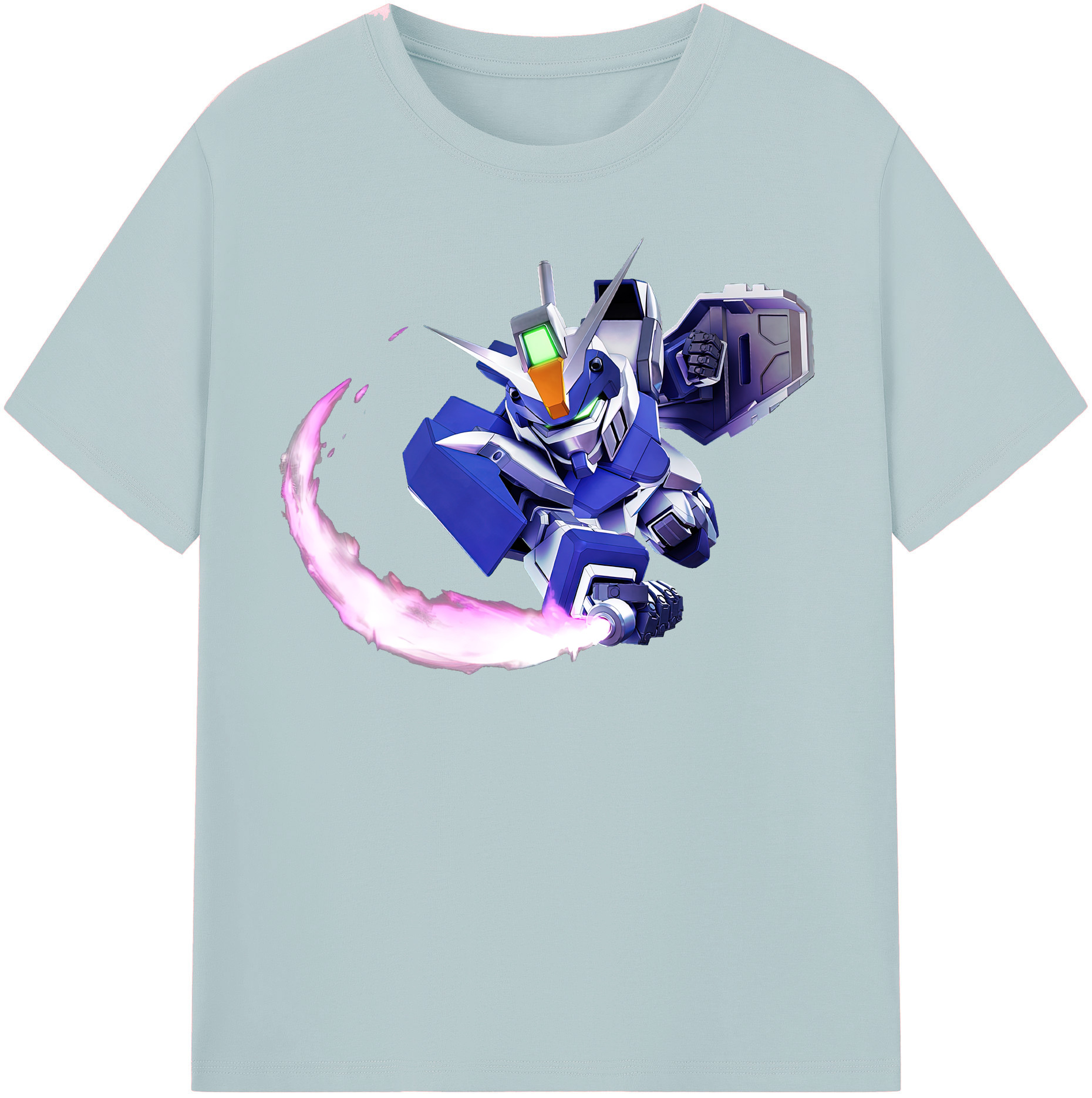 （画像用） 機動戦士ガンダム Mobile Suit Gundam 綿100％半袖Tシャツ（フロントプリント）